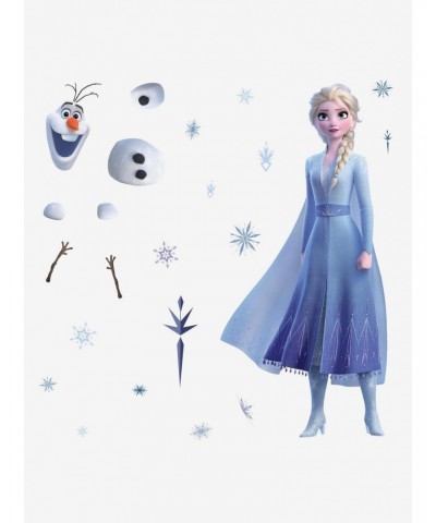 Disney Frozen 2 Elsa And Olaf Peel And Stick Giant Wall Decals $9.46 Decals